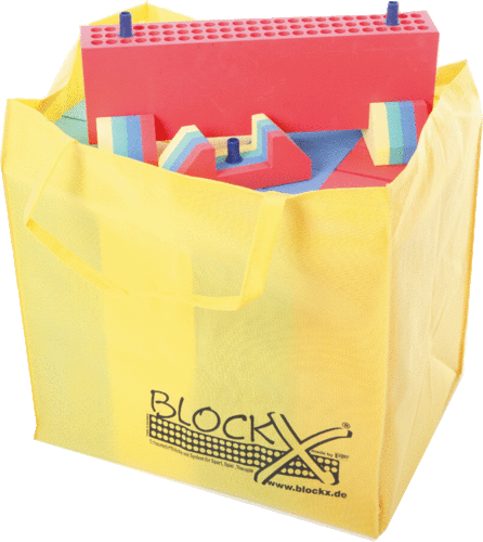 Blockx-Hürdenset komplett inklusive Tasche